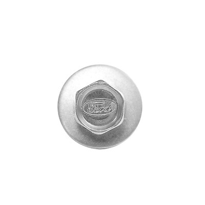Scott Drake 378178-SF Body Fender Bolt with Ford Logo Stainless Steel