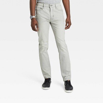 

Джинсы Slim Fit мужские - Goodfellow - Co светло-серые, Серый