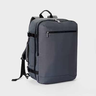 35L Travel 19.25'' Backpack Gray - Open Story