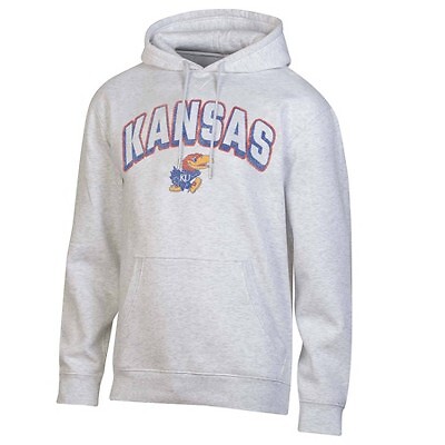 

Мужская серая флисовая толстовка NCAA Kansas Jayhawks - L, Not available
