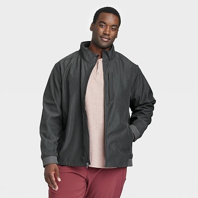 

Мужская большая куртка Softshell - All in Motion Heathered Grey, Серый