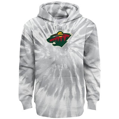 

Толстовка с капюшоном и логотипом Tie-Dye для мальчиков NHL Minnesota Wild — размер, Not available