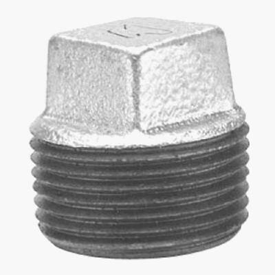 ASC Anvil 1/8inGalvanized Pipe Plug is made of malleable iron and has a galva...