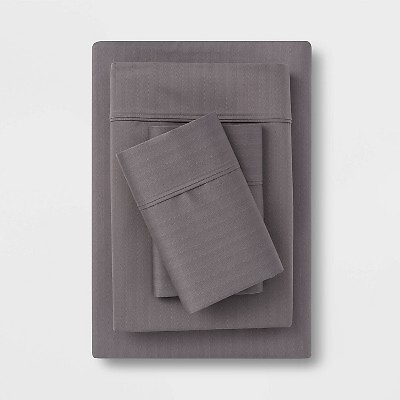 Threshold 500 Thread Count Sheet Set Breathable Smooth Sateen Weave Deep Pocket