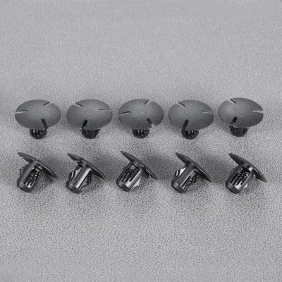 Boot Trim Fastener Clips Plastic Tailgate Lining Panel Push Rivets 10 Pack