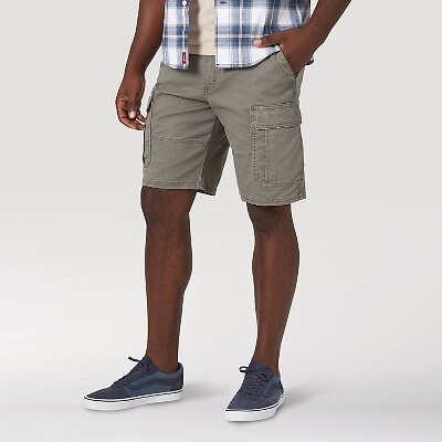 

Мужские шорты карго Flex Flex свободного кроя 10 дюймов Wrangler - оливково-зеленые, Olive green
