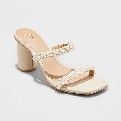 

Женские туфли на высоком каблуке Audra Mule - новый дневной крем, Cream