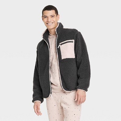 

Мужская куртка из искусственной овчины - Goodfellow - Co Black, Черный