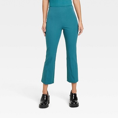 

Женские укороченные брюки без застежки Kick Flare - Бирюзовый цвет New Day, Teal