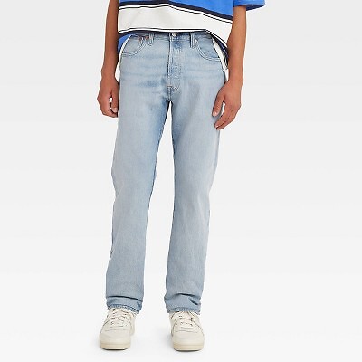 

Джинсы прямого кроя Levis 501 Original Straight Fit - Голубой деним, Синий