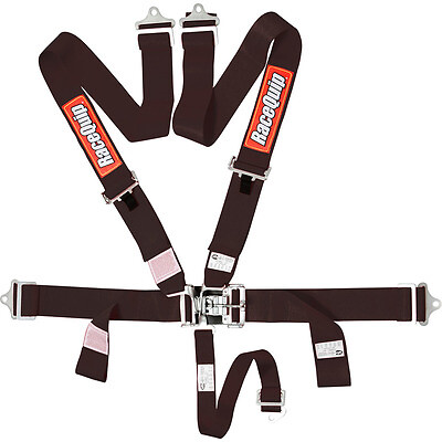 RaceQuip Black 5 point Racing Harness Seat Belts 711001 SFI 16.1