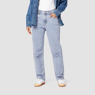 

Женские свободные прямые джинсы со средней посадкой DENIZEN Levis в стиле 90-х — Future Fade 2, Not available