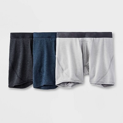 

Мужские трусы-боксеры All Day Active (3 шт.) — All in Motion, черные/функциональные, Black/gray/blue