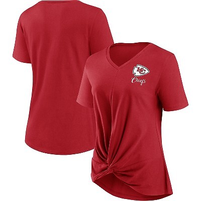 

NFL Kansas City Chiefs Женская модная футболка с коротким рукавом, Not available