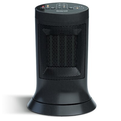 Honeywell Digital Ceramic Compact Tower Heater, черный