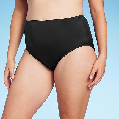 

Женские плавки бикини UPF 50, моделирующие трусики, цвет морской волны, черный, размер