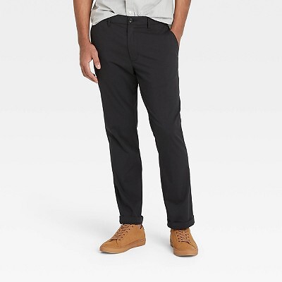 

Мужские брюки чинос Big - Tall Straight Fit - Goodfellow - Co, черные, Черный