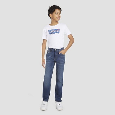 

Джинсы узкого кроя Levis Boys 511 — темный, цвет 10, Not available