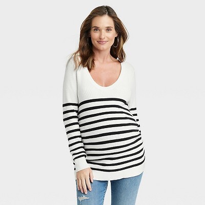 

Легкий свитер для беременных - Isabel Maternity от Ingrid - Isabel White, Белый