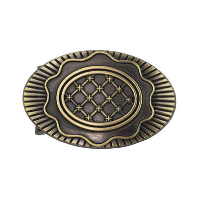 Baron Buckle Datsun ZX Enamel & Solid Brass Belt Buckle 1983 Vtg