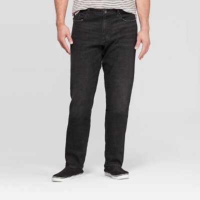 

Мужские высокие джинсы спортивного кроя - Goodfellow - Co Pitch Black, Черный