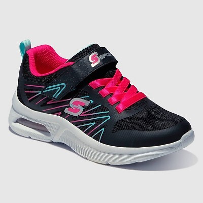 

Спортивные кроссовки S Sport By Skechers Elian с зигзагообразным принтом для девочек - черный