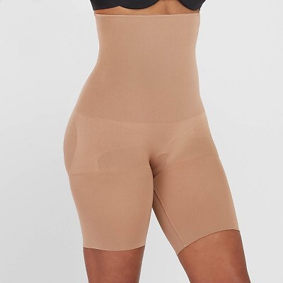 

Женские корсеты ASSETS by SPANX с замечательными результатами с высокой талией и средней частью бедра -, Café au lait