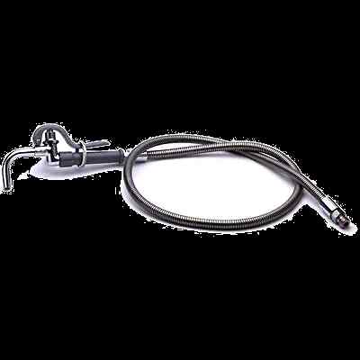 T&S Brass B-0102 Self-Closing Spray Valve w/ Plain End Bent Spout