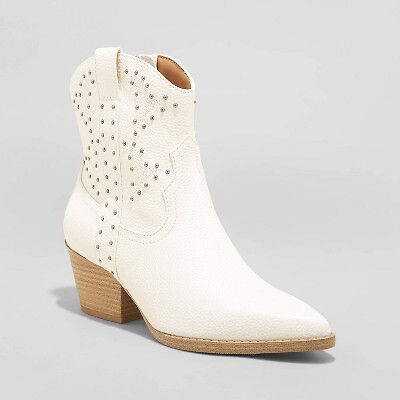 

Женские ботинки вестерн широкой ширины Twyla — универсальная нить Off-White, 10W, Not available