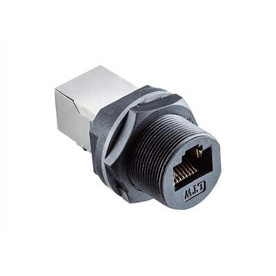 2pc AMPHENOL RCP-5SPFFH-SCM7001 Connector RJ45 C SIZE PANEL SCREW 5E F CONN F P