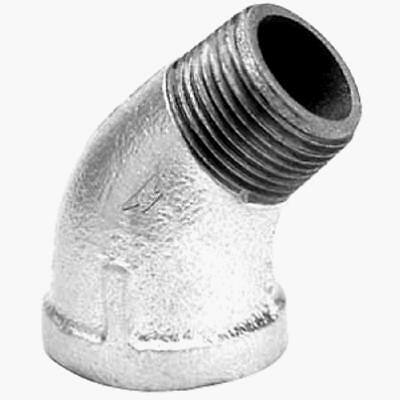 ASC Anvil 3/4inGalvanized 45-Degree Street Elbow is made of malleable iron an...