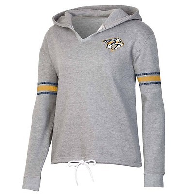 

Женская флисовая толстовка с капюшоном NHL Nashville Predators, Серый