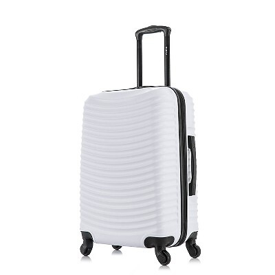 

DUKAP Adly Lightweight Hardside Large Checked Spinner Чемодан - Белый