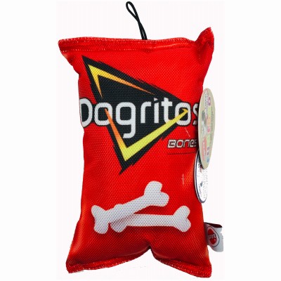 3 Pack - Dogritos Chips Squeaky Dog Toy, 8 In. - 54446