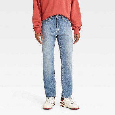 

Джинсы прямого кроя Levis 505 Straight Regular Fit - Голубой деним, Синий