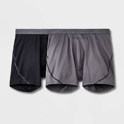 

Мужское нижнее белье TurboDry 2 шт. — All in Motion, черное/серое, Black/gray