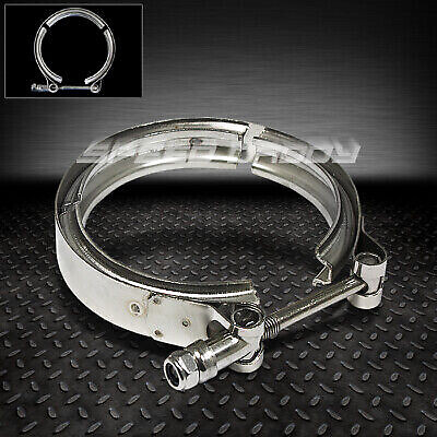 УНИВЕРСАЛЬНЫЙ V-ОБРАЗНЫЙ ЗАЖИМ ДЛЯ ВЫХЛОПНЫХ ГАЗОВ ТУРБООХЛАДИТЕЛЯ С ТУРБОНАДДУВОМ ИЗ НЕРЖАВЕЮЩЕЙ СТАЛИ С ЦИНКОВЫМ ПОКРЫТИЕМ 1 X 3