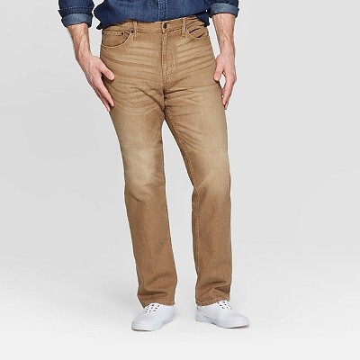 

Мужские джинсы прямого кроя Big - Tall — Goodfellow - Co Vintage Khaki 46x34, Not available