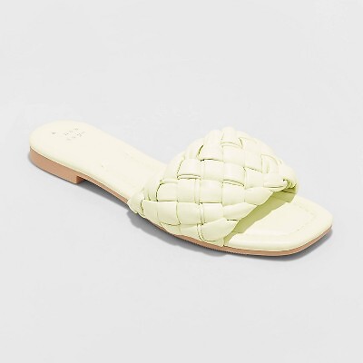 Женские сандалии Carissa Slide - A New Day Light Green 7.5