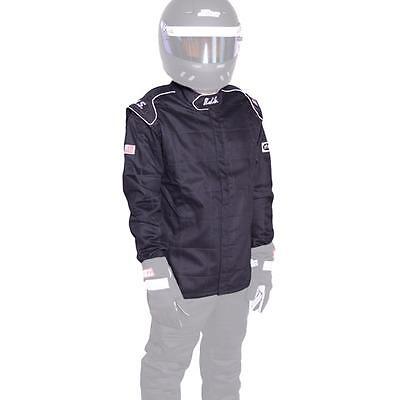 Rjs Safety 200400103, One Black Fire Retardant Fabric Jacket Black Small Sfi-1 F