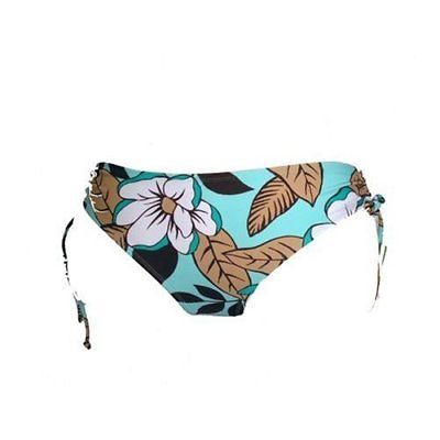 NWT Wet LA S Tumeric Stripe Swim Set Tie Side Bikini Top Bottom