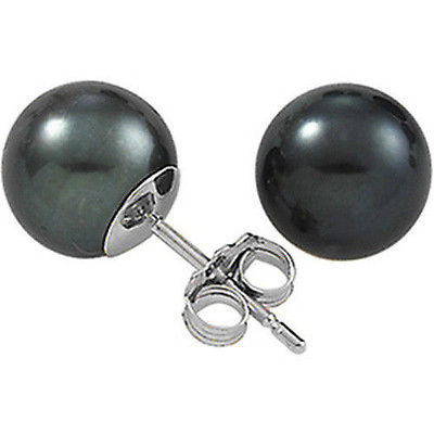 Orecchini A Perno In Argento 925 Con Perle D'Acqua Dolce Multicolori 7-8mm - 7 Paia - Regalo