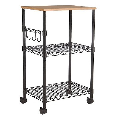 Microwave Cart - Black - Room Essentials