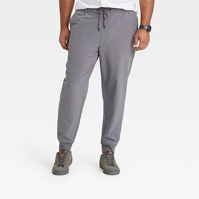 

Мужские брюки-джоггеры Big - Tall Tapered Tech — Goodfellow - Co Thundering Grey, Серый