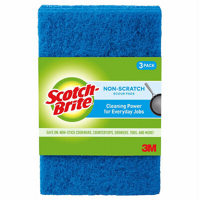 Multi-Purpose No-Scratch Scouring Pad, 3-Pk. 623-10