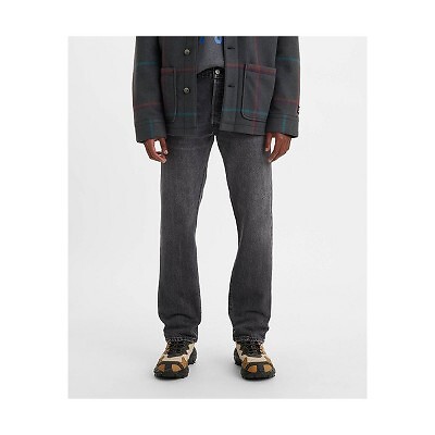 

Мужские джинсы прямого кроя Levis 501 Original Straight - черный деним, Black denim