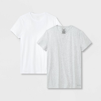 

Мужская футболка с круглым вырезом Pair of Thieves, 2 шт., серая/белая, Gray/white