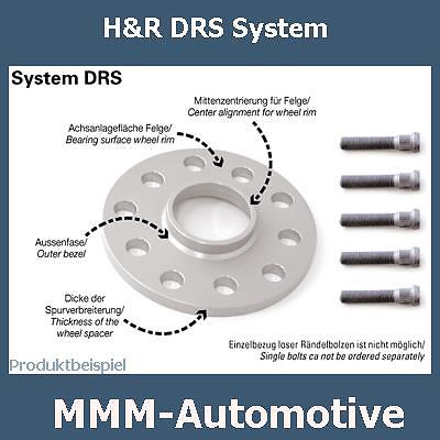 H&R SV 10mm 1065700 Honda S 2000 (AP1) nur VA Spurverbreiterung Spurplatten