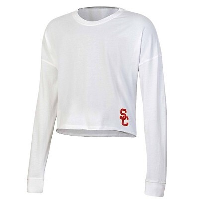 

Женская белая футболка с длинным рукавом NCAA USC Trojans — M, Not available
