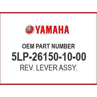 Yamaha REV. LEVER ASSY. 5LP-26150-10-00 OEM NEW